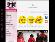 Tablet Screenshot of eastbaydancecenter.org